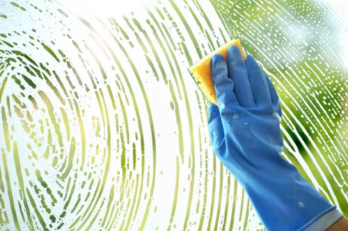 Preparing a room for carpet cleaning service