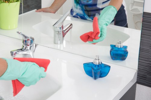 One off cleaning for a tidy and fresh bathroom