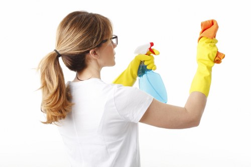 Bathroom surfaces maintained through regular domestic cleaning