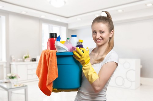 Empty home prepared with a detailed move in cleaning before unpacking