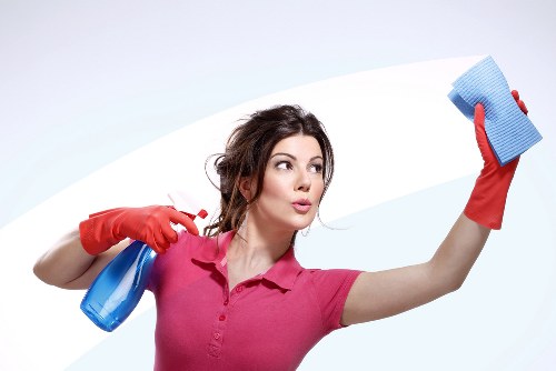 Bathroom hygiene improved by regular cleaning