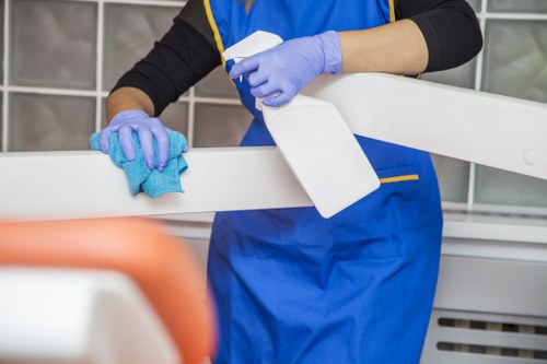 Experienced Brent cleaners maintaining a spotless office space